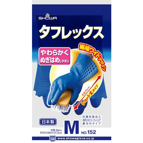 ショーワ 塩化ビニール手袋 No152タフレックス ブルー Mサイズ (1双) 品番：NO152-M｜kouguland｜02