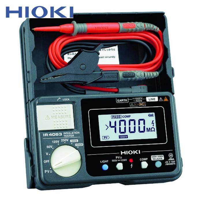 HIOKI ヒオキ 日置電機 太陽光発電システム用絶縁抵抗計IR4053-10 (1台 