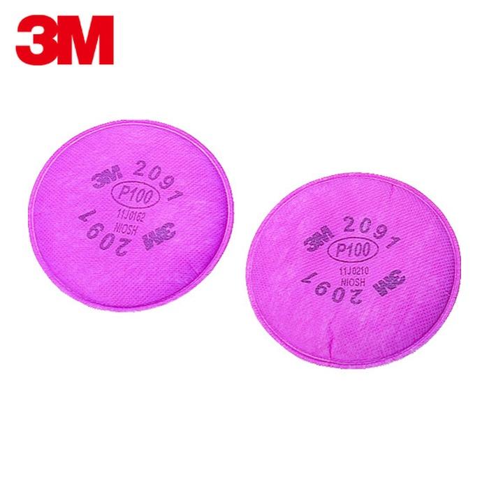 3M スリーエム 防じんマスク用ろ過材 2091 徳用タイプ 2 個入※10組
