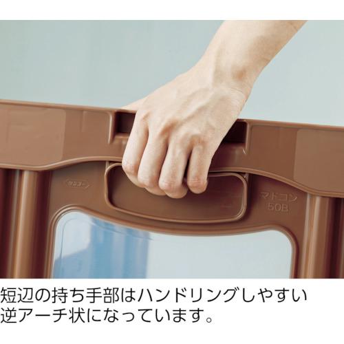 サンコー 三甲 フタ一体型折りたたみコンテナー 559230 マドコンC-60B ライトグレー (1個) 品番：SKO-C-60B-GLL 三甲 サンコー マドコン C-60B 559230-00YE304TM