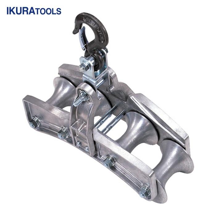 育良精機 IKURA イクラ ケーブル滑車 四連金車（10101） (1台