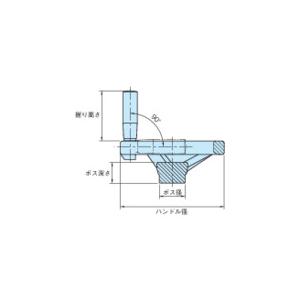 イマオ SY200 安全ハンドル車 折り曲げ回転握り(SFR) ハンドル径200mm (1個)_1