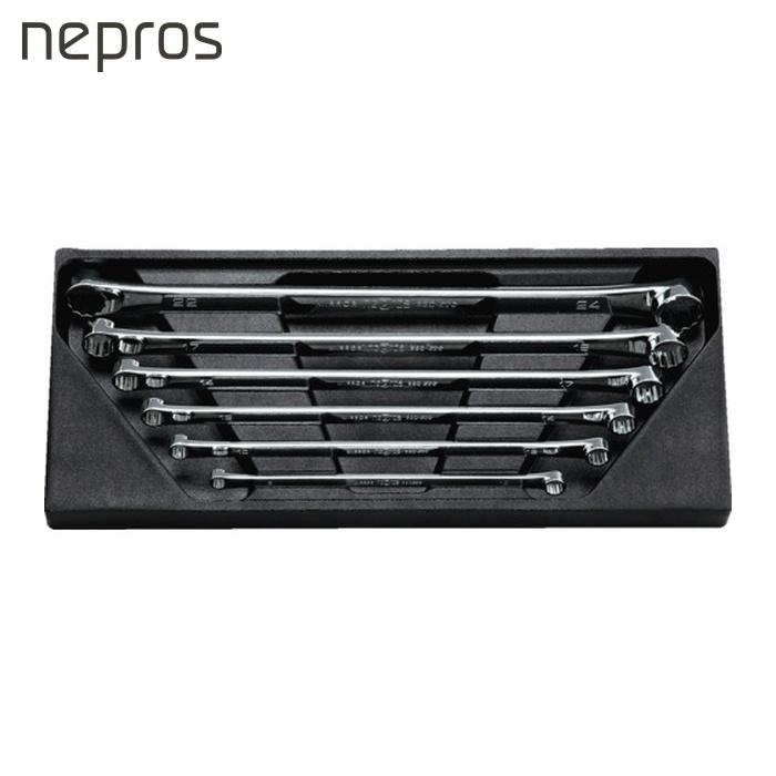 KTC nepros ネプロス 超ロングストレートめがねレンチセット［6
