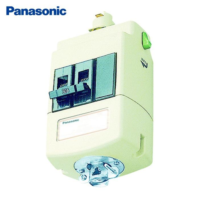 ■Panasonic ブレーカ付ターミナルプラグ2型2P20A〔品番:DH24824K1〕【8185414:0】[店頭受取不可] Panasonic（パナソニック） ブレーカ付ターミナルプラグ2型2P20A (1個