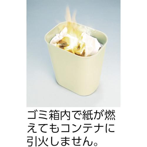 ラバーメイド 耐火性バスケット ブラック (1個) 254107_1
