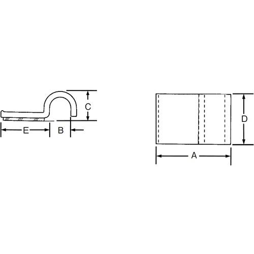 PANDUIT（パンドウイット） PANDUIT A1C50-A-C8 固定具コードクリップ