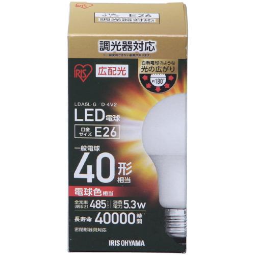 IRIS(アイリス) LED電球広配光 調光 電球色60形相当(810lm) (1個) 品番：LDA9L-G-E26/D-6V2｜kouguland｜02