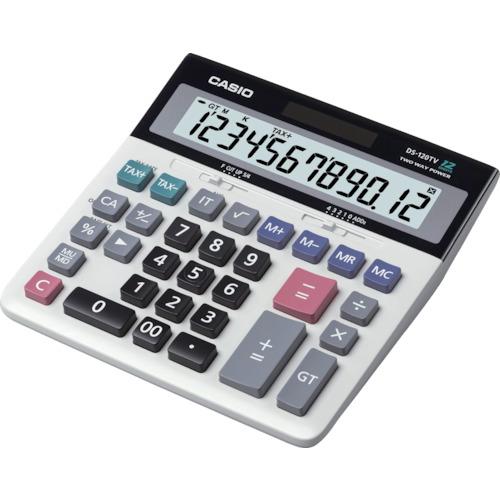 カシオ CASIO DS-120TW 加算器実務電卓 (1台)の画像