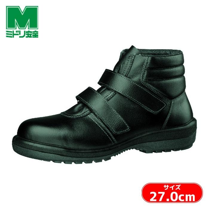 ミドリ安全 新ラバー2層底安全靴 RT725ブラック 27.0cm (1足) 品番