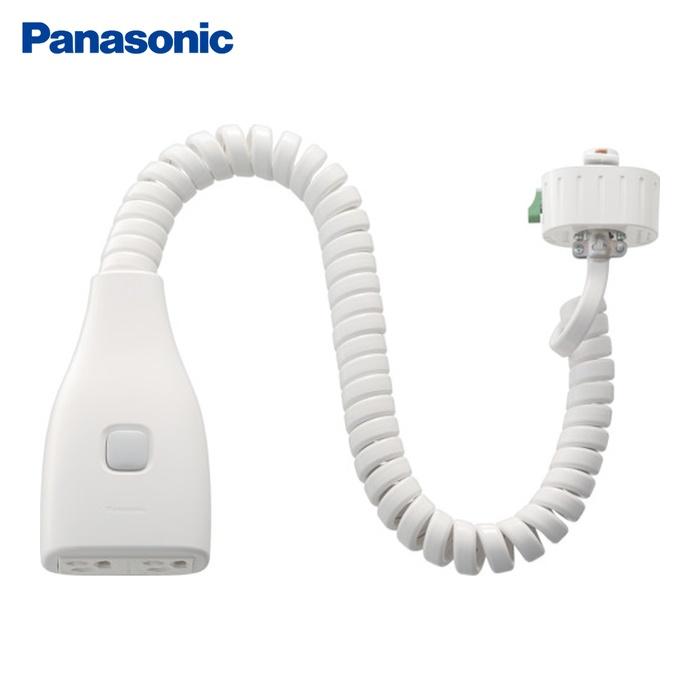 ■Panasonic リーラーコンセントプラグ〔品番:DH24641W〕【8587752:0】[店頭受取不可] Panasonic（パナソニック） リーラーコンセントプラグ (1個) 品番
