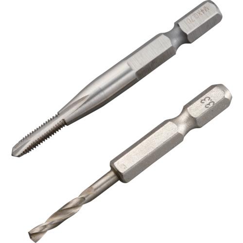 イチネンMTM ミツトモ 六角軸ポイントタップ M4×0.7mm 3.3mm下穴ドリル