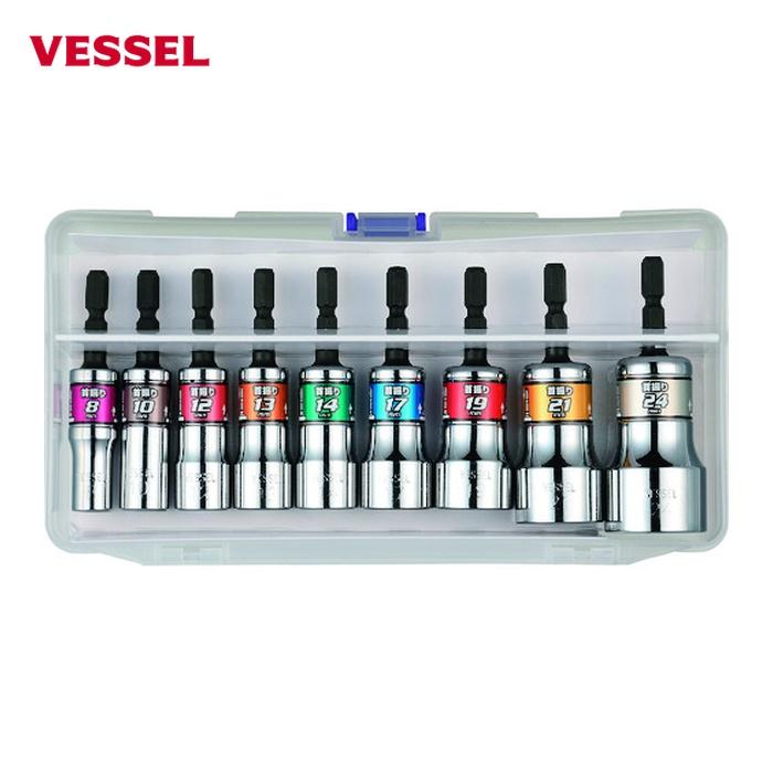 VESSEL（ベッセル） VESSEL WSA209PS 剛鍛首振ショートソケットセット9 