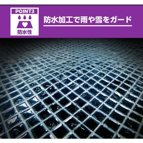 萩原工業 ターピー UVクリアシート(透明・糸入り) 2.7m×3.6m (1枚) UVC2736H_4