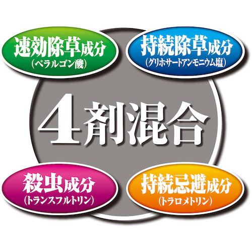 フマキラー 除草剤 根まで枯らす虫よけ除草王プレミアム (1本) 品番：442038｜kougulandplus｜04