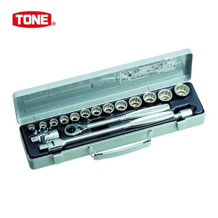 TONE（トネ） 750 ソケットレンチセット(インチ) 吋目 差込角1/2 17点 