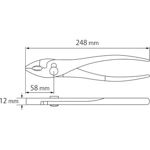 エビ 強力型プライヤー 250mm (1丁) 品番：P250｜kougulandplus｜04