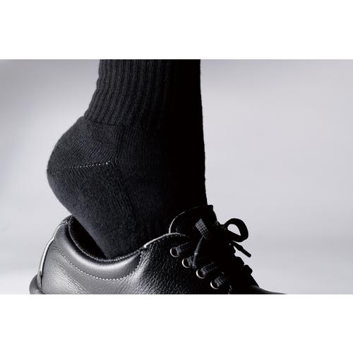 ミドリ安全 安全靴用靴下 強フィットハード ブラック LL (1足) 品番：TFS-HARD-BK-LL｜kougulandplus｜02