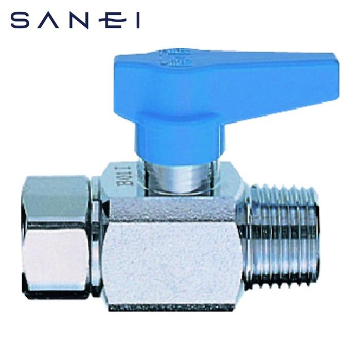 SANEI 三栄水栓 V660-13 ナット付ボールバルブ G1/2 R1/2 ナット回転式 SANEI 逆止弁ボールバルブ まとめ売り 8個セット