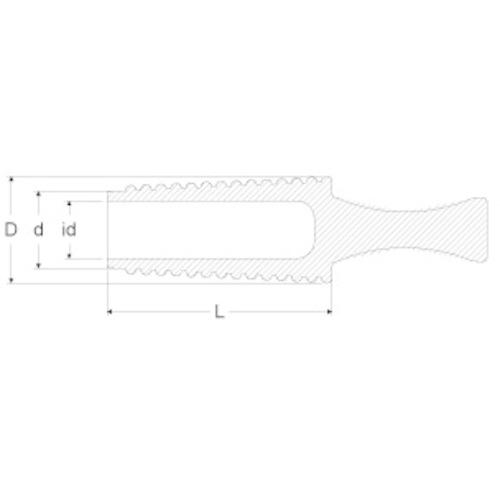 岩田製作所 IWATA GKR02220 円錐プラグF (50個入) (1箱)の画像