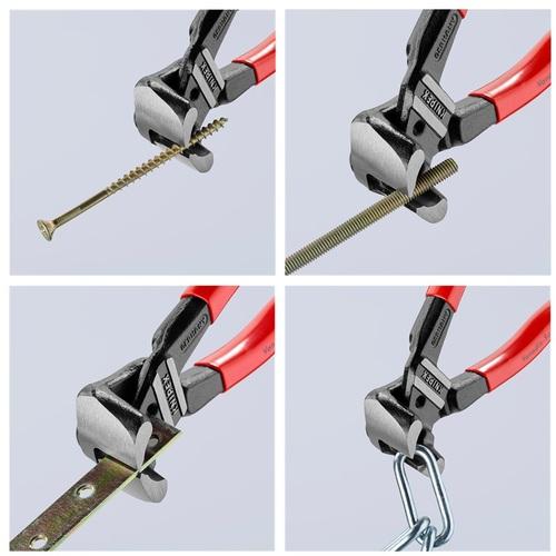 KNIPEX クニペックス 6102-200 ボルトエンドカッティングニッパー コンフォートハンドル (1丁)_4