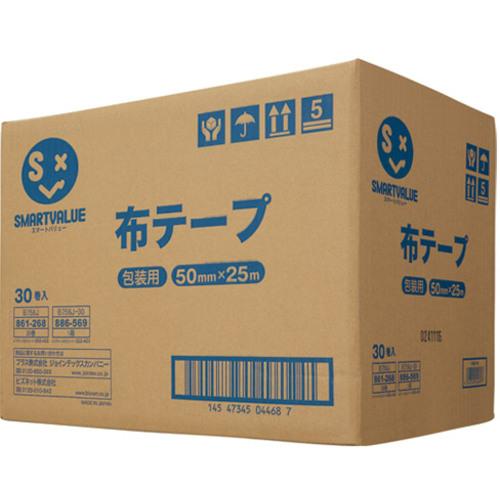 ジョインテックス JTX 886569)布テープ 50mm×25m30巻 B756J-30 (1箱) B756J-30の画像