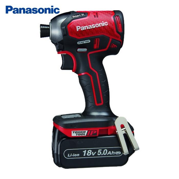 パナソニック Panasonic EZ76A1LJ2G-R デュアル インパクトドライバー 18V 5.0Ahセット 赤 (1台)