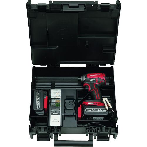 パナソニック Panasonic EZ76A1LJ2G-R デュアル インパクトドライバー 18V 5.0Ahセット 赤 (1台)の画像