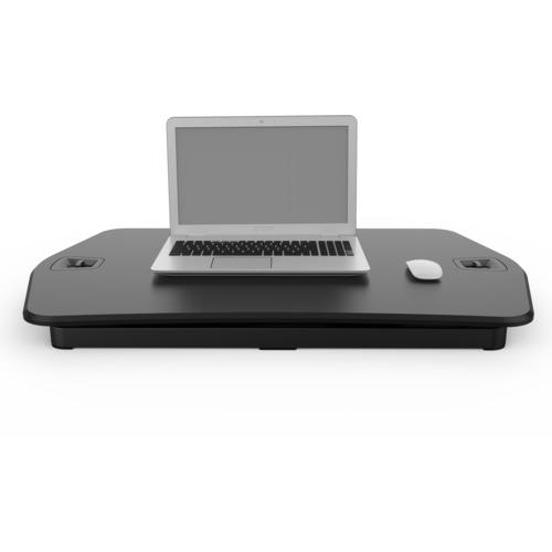トラスコ TRUSCO パソコンラック ガス圧式卓上PCデスク ウルトラスリム 黒 770×490 (1台) 品番：TMT108-BK