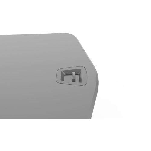 トラスコ TRUSCO パソコンラック ガス圧式卓上PCデスク ウルトラスリム 黒 770×490 (1台) 品番：TMT108-BK