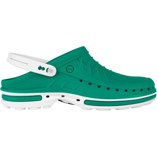 WOCK 静電作業靴 CLOG グリーン 24.5〜25.5cm オートクレーブ対応134
