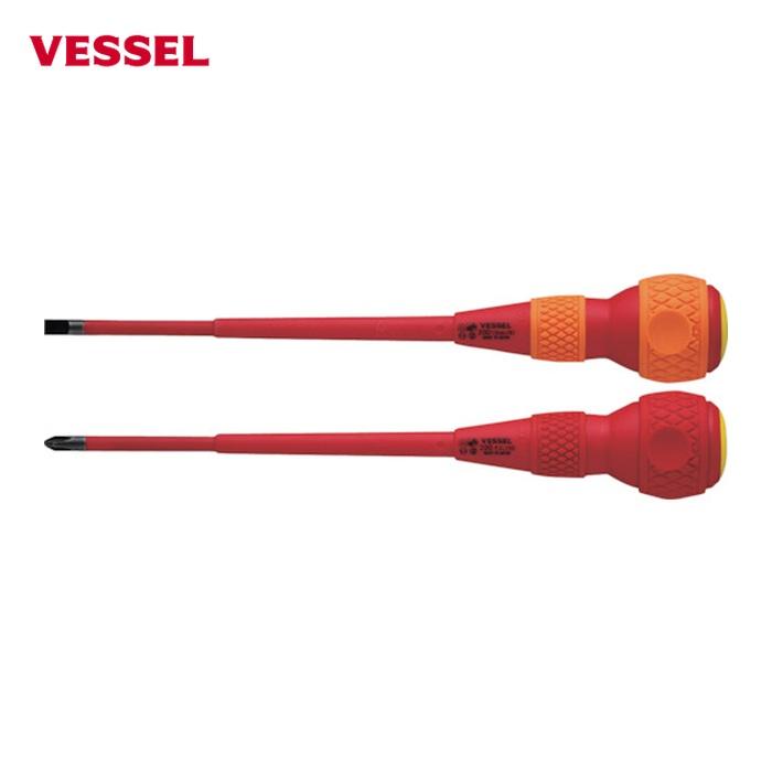 VESSEL（ベッセル） VESSEL 202PS-2 ボールグリップ絶縁ドライバー2本
