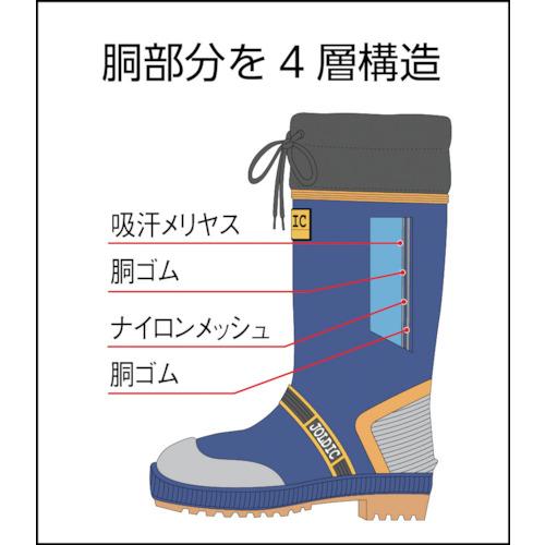 福山ゴム ジョルディックDX-2長靴2 (1足) 品番：JDX2-24.5B｜kougulandplus｜04