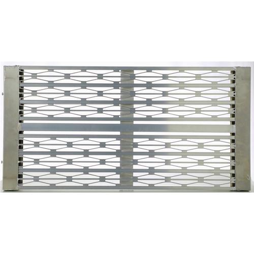 トラスコ TRUSCO 低床式アルミ製ステップ グレーチング仕様 600X450XH90~120 (1台) TFSG-0645AL_2