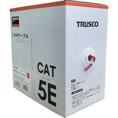 TRUSCO(トラスコ)　LANケーブル　カテゴリ5e　300m　(1巻)　TUTP-CAT5E-300BK　黒