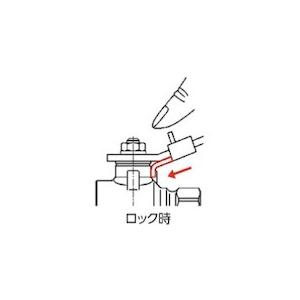 トラスコ TRUSCO ロック機構付きボールバルブ フルボア(大流量)タイプ(400型・青銅)11/2 (1個) BAV-LSF40A_2