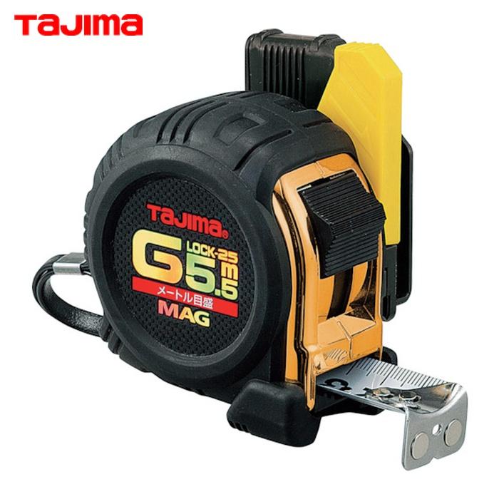 タジマ tajima スケール メジャー コンベックス 回転セフコンベGロックマグ爪25 幅25mm 長さ5.5m (1個) 品番：RSFGLM25-55BL の商品画像