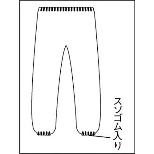 TRUSCO(トラスコ) タイベック製作業服 ズボン L (1着) DPM-301 L｜kougulandplus｜04