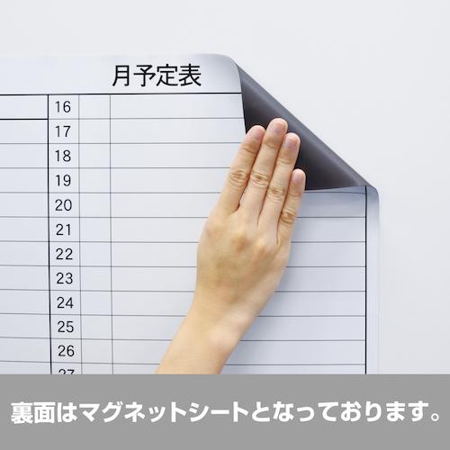 マグエックス マグネットスケジュールボードシート 月間 90120 (1枚) MSVP-90120M