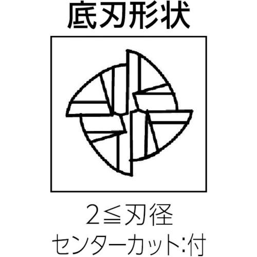 ユニオンツール C-CES4075 超硬エンドミル スクエア φ7.5×刃長16 (1本)_1