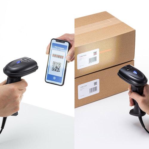 サンワサプライ BCR-2D5BK 2次元バーコードリーダー(1次元・2次元・1D・2D・QR・USB Type-A・液晶画面読取) (1個)_6