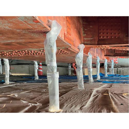 シーズファクトリー 「養生の匠」吊り足場用反射板PPシート(夜間対応)幅24cm 長さ2.5m (1枚) NST000046の画像