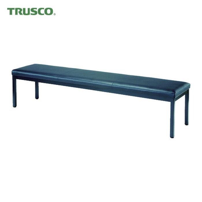 TRUSCO中山 トラスコ TRUSCO ロビーチェア 背なし 1800×420×420H 