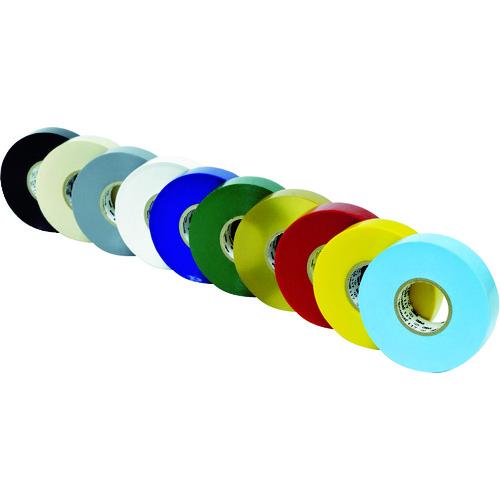 3M スリーエム 絶縁テープ ビニールテープ 117 水色 19mm×20m 10巻入り
