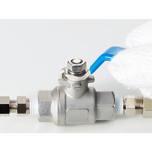 フジキン Fujikin UBVNF-14G-R ねじ込みボール ステンレス鋼製 3.92MPa フルボアタイプボール弁 32A(1 1/4) (1個)_1