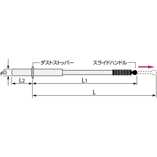 スーパーツール マグバー（全長：900）磁束密度：350mT (1本) MGB900S