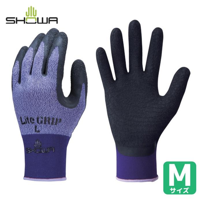 ショーワグローブ 作業手袋 天然ゴム背抜き手袋 ライトグリップ