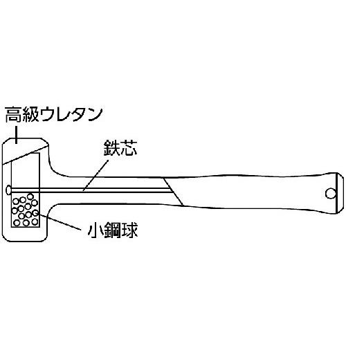 OH オーエッチ工業 COM-15 コンポーネントハンマー レギュラータイプ #1-1/2 (1本)_1