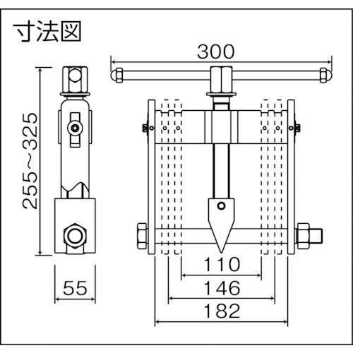 育良精機 IS-FS1320 フランジセパレーター(30022) (1台)_4