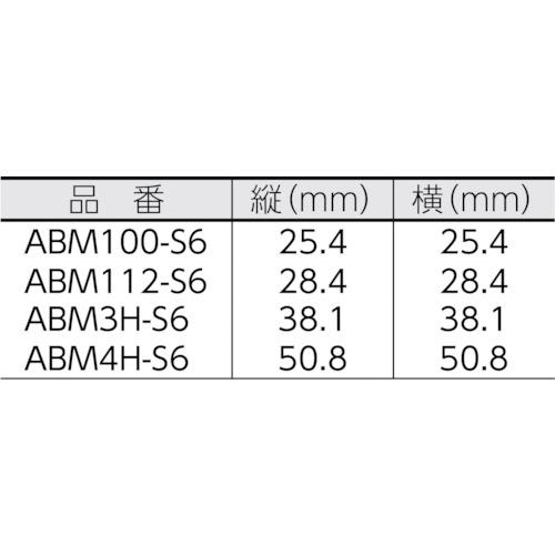 【メーカー公式ショップ】 パンドウイット マウントベース M3ねじ止め 白 (200個入) (1袋) 品番：ABM3H-S6-T