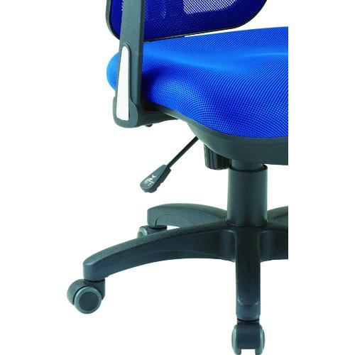 トラスコ TRUSCO オフィスチェア MC-2A 背面メッシュタイプ肘付 イエロー (1脚) MC-2A-YG_2